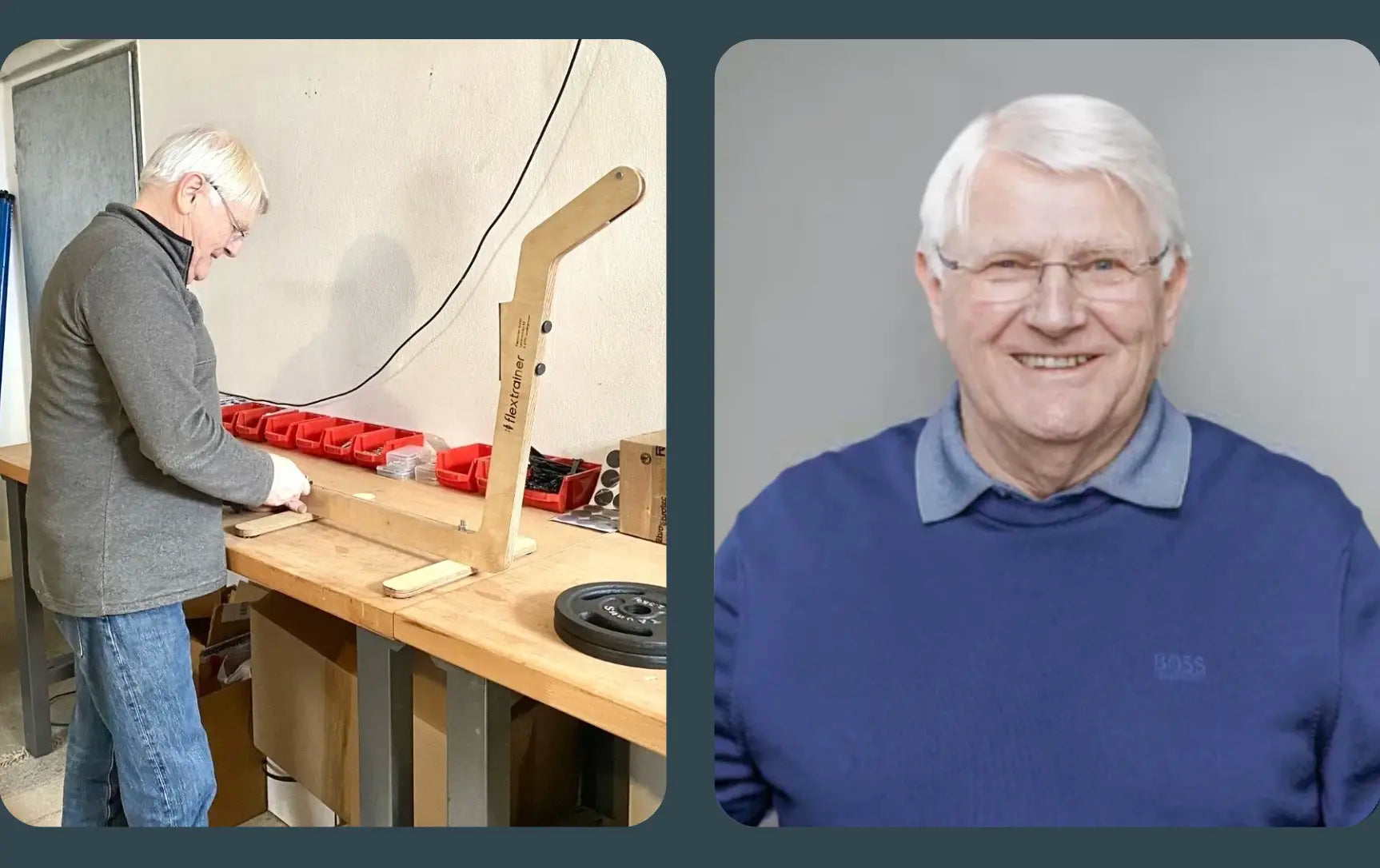 Erwin Sturmair, Erfinder des Flextrainers gegen Arthrose & Gelenkschmerzen